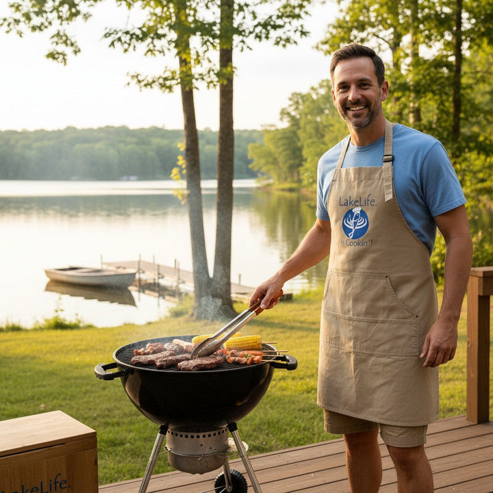 LakeLife 24/7® Canvas Apron — LakeLife is Cookin&