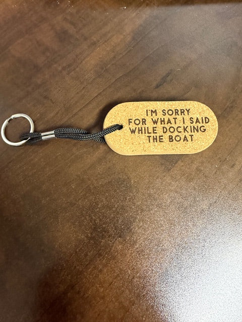 Floating Cork Boat Key Ring | I&