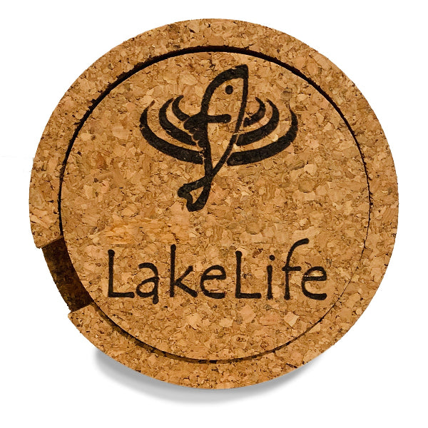 LakeLife 24/7® Coasters - Cork