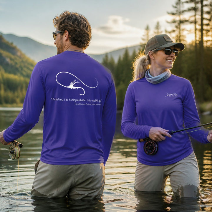 LakeLife™ On The Fly "Original"  Performance Shirt - Long Sleeve
